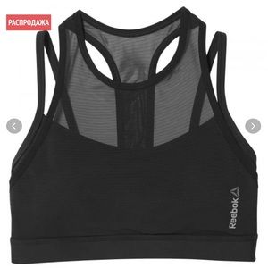 Reebok Training Hero High Neck Mesh Sports Bra